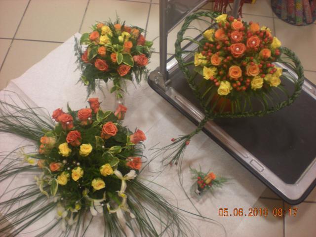 Virág dekorációk