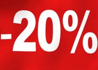 AKCIÓ! - 20 % kedvezménnyel kedveskedünk!